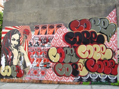 Cope2 et Shepard Fairey (Obey) – Graffiti 2011