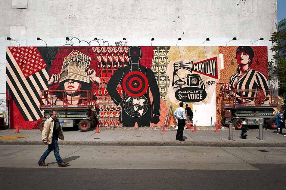 Obey Street Art Shepard Fairey Obey New York 2010