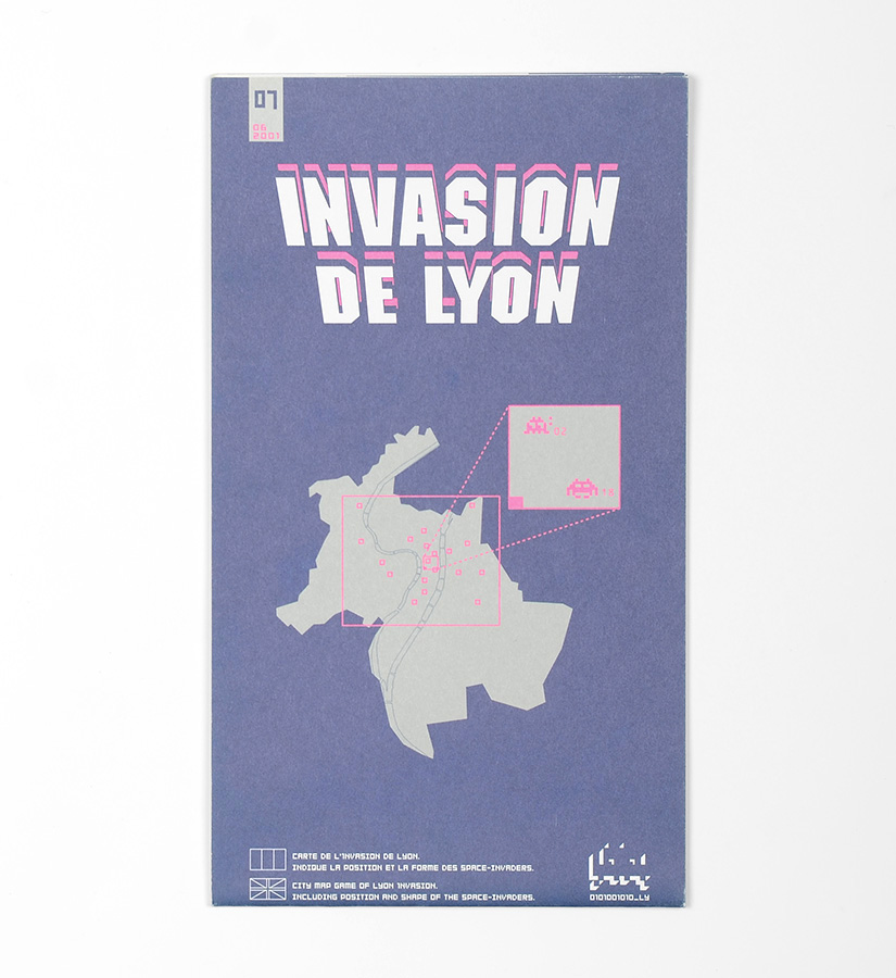 Invader - Invasion de Lyon • This map made in 2001