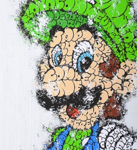 Tilt Luigi giclee print artwork impression oeuvre detail