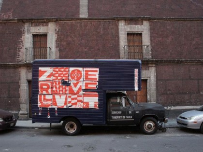 Zoer & Velvet • Mexico 2013 – Composition sur un camion