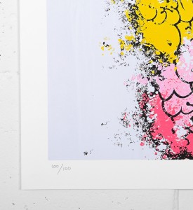 Tilt Peach giclee print artwork impression oeuvre edition 100 numbered
