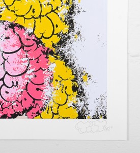 Tilt Peach giclee print artwork impression oeuvre signature