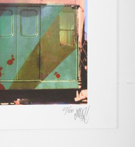 Seen Richard Mirando train 3 print photo artwork photography oeuvre art photographie limited edition 50 signed