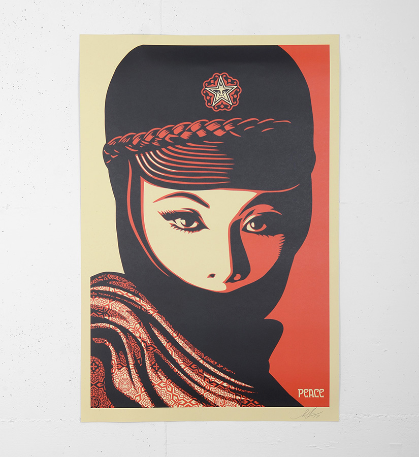 poster signé - POWER GLORY Obey 60*90 open edition SHEPARD FAIREY 
