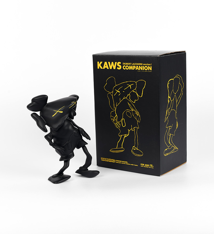 KAWS Companion 2020 Vinyl Figure Black  Vinyl art figures, Vinyl art toys,  Art toy