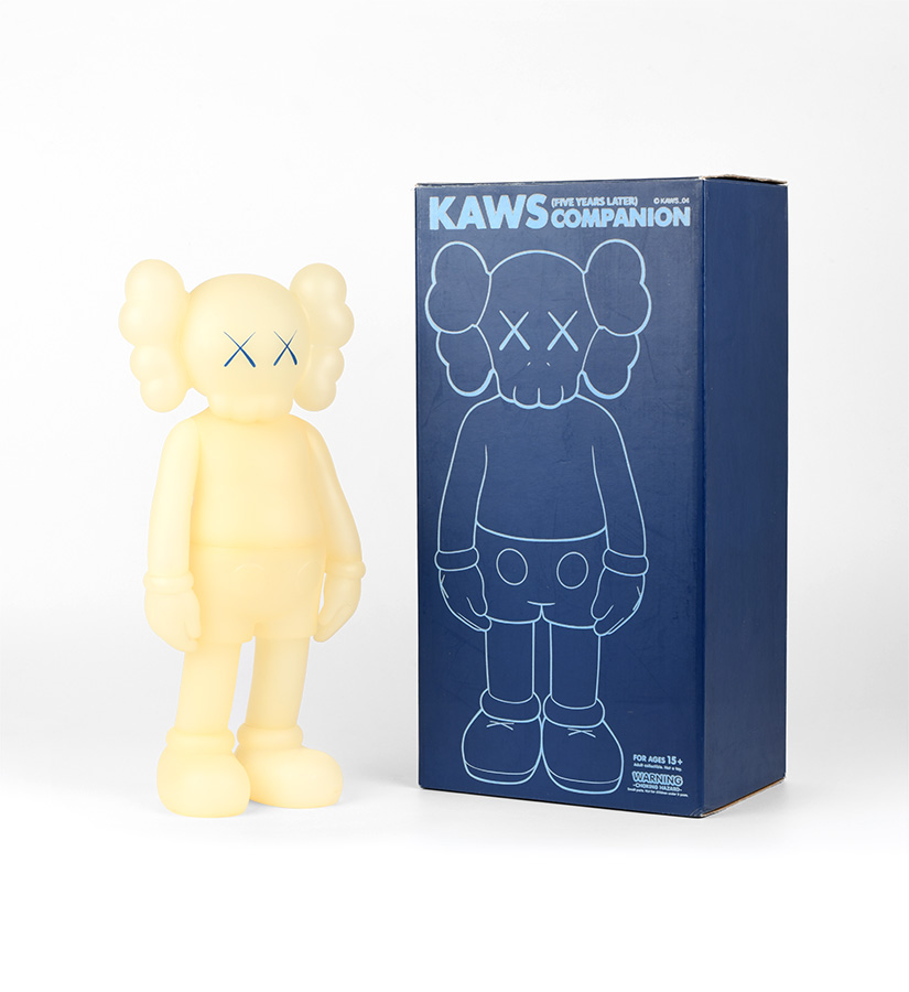 Kaws - Companion Five years later (Blue glow in the dark)