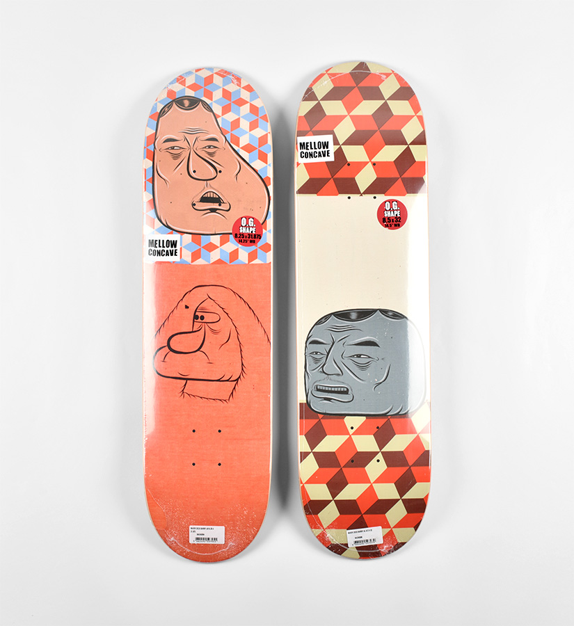 Barry McGee x Baker - Theotis - Spanky - Dollin - Reynolds • Artwork •  Skateboard deck