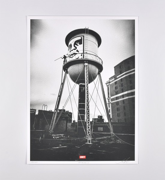 shepard-fairey-obey-giant-jonathan-furlong-covert-to-overt-icon-tower-water-silver-edition-artwork-art-screen-print