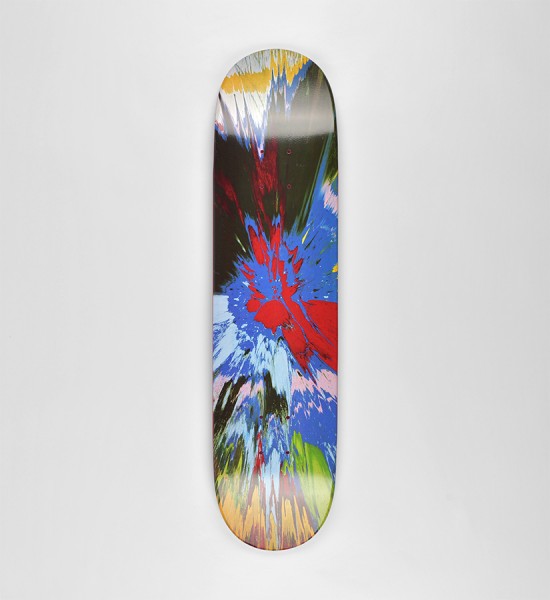 damien-hirst-supreme-spin-red-version-skateboard-deck-planche-de-skateboard-art