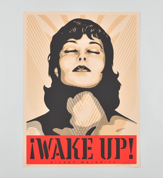 shepard-fairey-obey-wake-up-cream-art-artwork-print