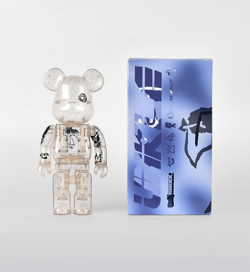 Futura 2000 x Medicom Toy - Be@rbrick Unkle 400% (Clear) - Art toys -  Sculpture