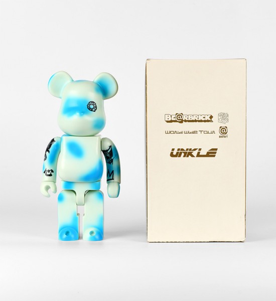 Futura 2000 x Medicom Toy - Be@rbrick Unkle 400% (Clear) -