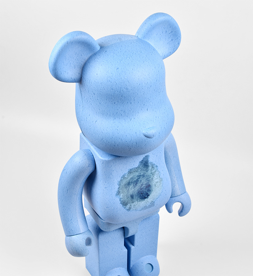 ジャパンBearbrick x Snarkitecture x BLACKRAINBOW 1000% Blue Version キューブリック、ベアブリック