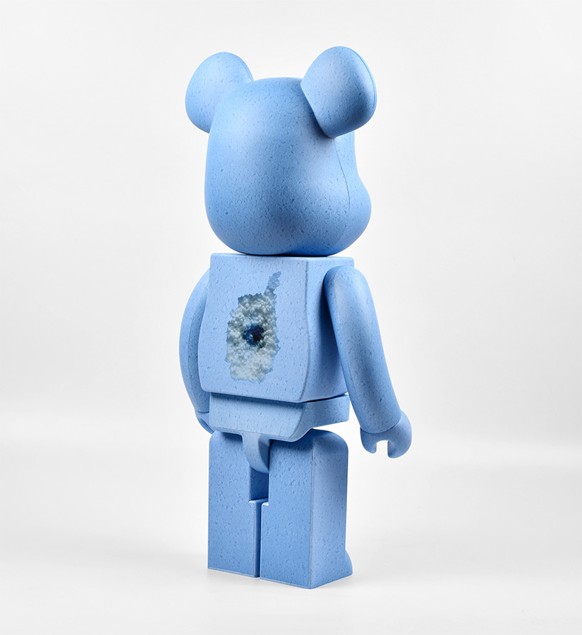 Be@rbrick Snarkitecture x BlackRainbow 1000% blue version