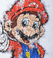 Tilt Super Mario giclee print artwork impression oeuvre detail