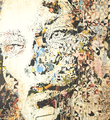 Vhils Alexandre Farto Contengency artwork print signed numbered underdogs edition aluminography enhanced detail_1