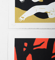 cleon peterson victory set gold red screen prints artworks oeuvres serigraphies 2016 edition 150 numbered