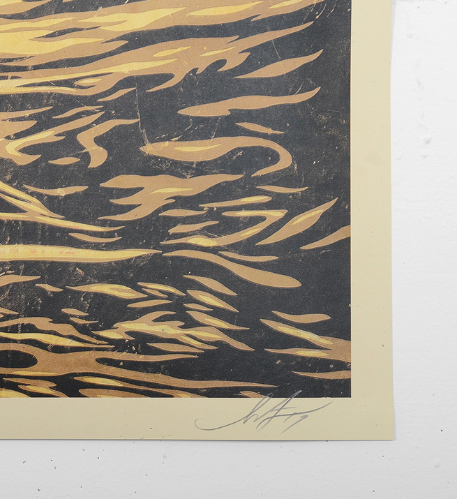 Shepard Fairey (OBEY) 'Dark Wave' Open Edition SIGNED Print - 24