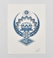 Lotus ornament (letterpress)