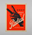 Obey radical peace (red)