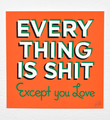 Everything is shit (Orange and green version)