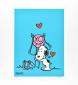 Mr. A Loves Snoopy (version bleu)