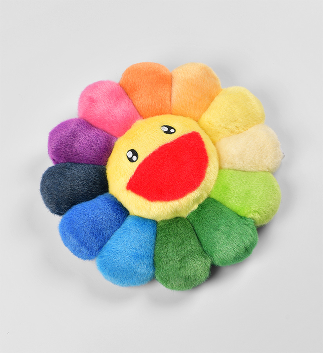 Flower cushion (rainbow)