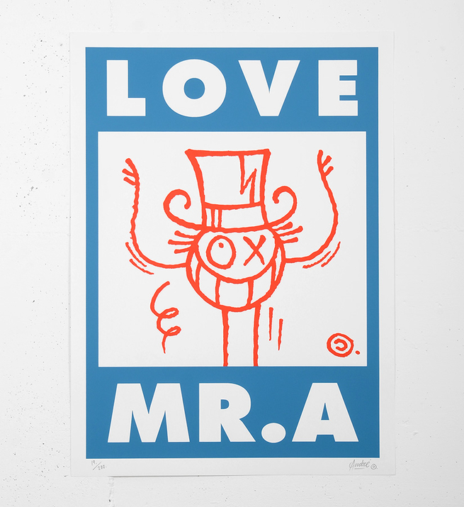 Love Mr. A (bleu et rouge)
