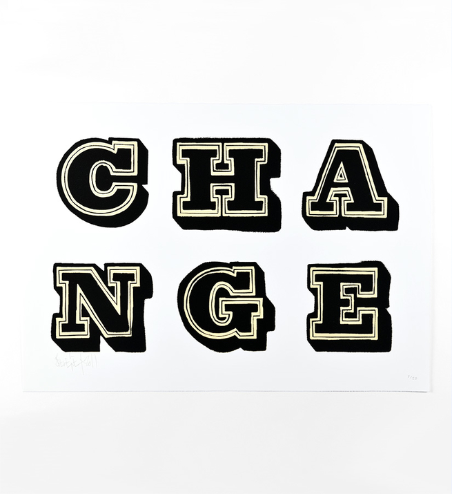 Change (Black and white version)