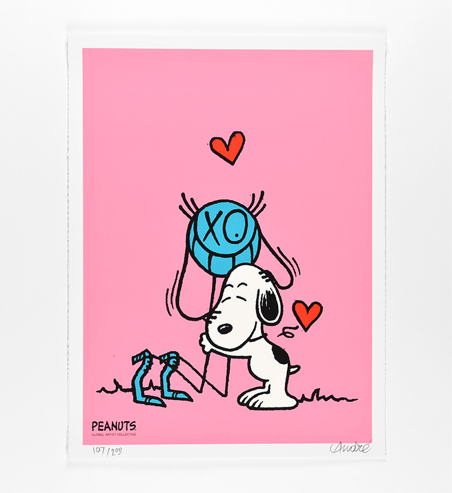 Mr. A Loves Snoopy (version rose)